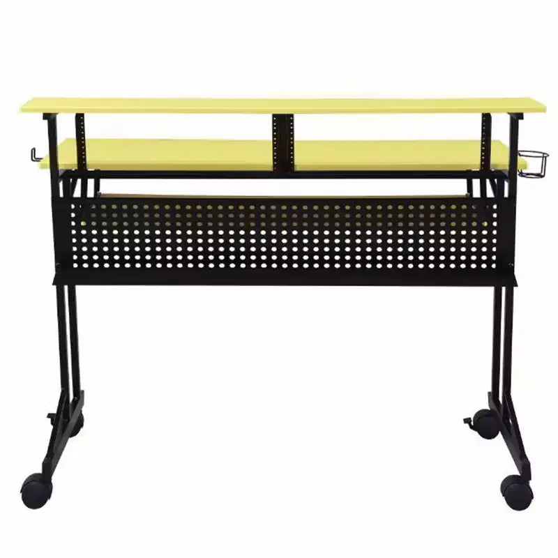 Scrivanie HomeStock in legno bianco, alte 76 cm, con cassetto portadocumenti