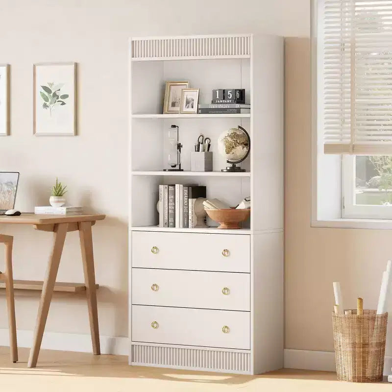 COZONY Tall 70.8 Bookshelf, Modern Wood Bookcase with Sturdy Shelves for Living Room, Office, Bedroom, or Study Storage