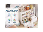 COZONY Mobile Contenitore per Bambini, Scaffale con 5 Scomparti e 2 Cassetti, Cassettiera per Sala Giochi, Camera da Letto, Ingresso, Aula o Asilo Nido