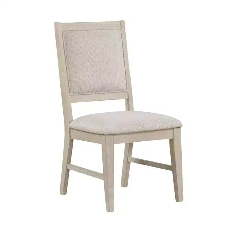 Sedia da pranzo Royal Hampton, set da 2, gambe affusolate, legno di pioppo rovere chiaro