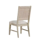 Sedia da pranzo Royal Hampton, set da 2, gambe affusolate, legno di pioppo rovere chiaro