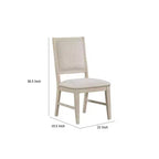 Sedia da pranzo Royal Hampton, set da 2, gambe affusolate, legno di pioppo rovere chiaro