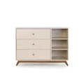 Central Park 3-Drawer, Two Shelf Nursery Dresser