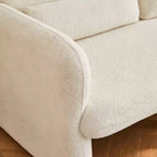 GDFStudio Fairton Divanetto Moderno Imbottito in Velluto