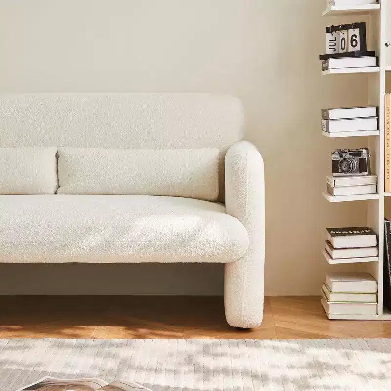 GDFStudio Fairton Divanetto Moderno Imbottito in Velluto