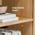 PexFix 36 Mobile Contenitore Accentato in Legno Madia Moderna con 2 Ante e Ripiano Regolabile per Soggiorno Sala da Pranzo Ingresso Naturale