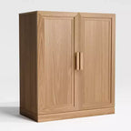 PexFix 36 Mobile Contenitore Accentato in Legno Madia Moderna con 2 Ante e Ripiano Regolabile per Soggiorno Sala da Pranzo Ingresso Naturale