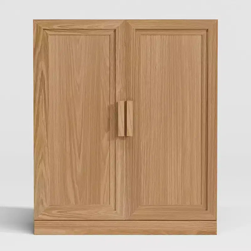 PexFix 36 Mobile Contenitore Accentato in Legno Madia Moderna con 2 Ante e Ripiano Regolabile per Soggiorno Sala da Pranzo Ingresso Naturale