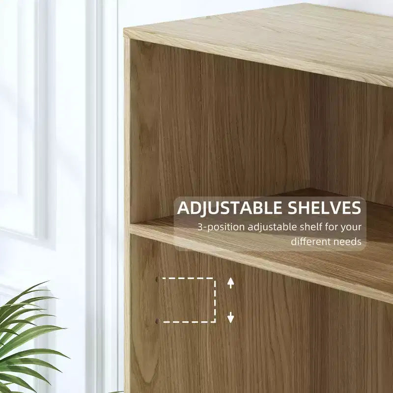 PexFix 36x31x16 Scaffale Senza Ante in Legno Mobile Contenitore Libreria e Mobile da Ufficio per Cucina Camera da Letto Ingresso Soggiorno Sala da Pranzo Naturale