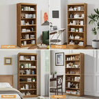 PexFix 36x31x16 Scaffale Senza Ante in Legno Mobile Contenitore Libreria e Mobile da Ufficio per Cucina Camera da Letto Ingresso Soggiorno Sala da Pranzo Naturale