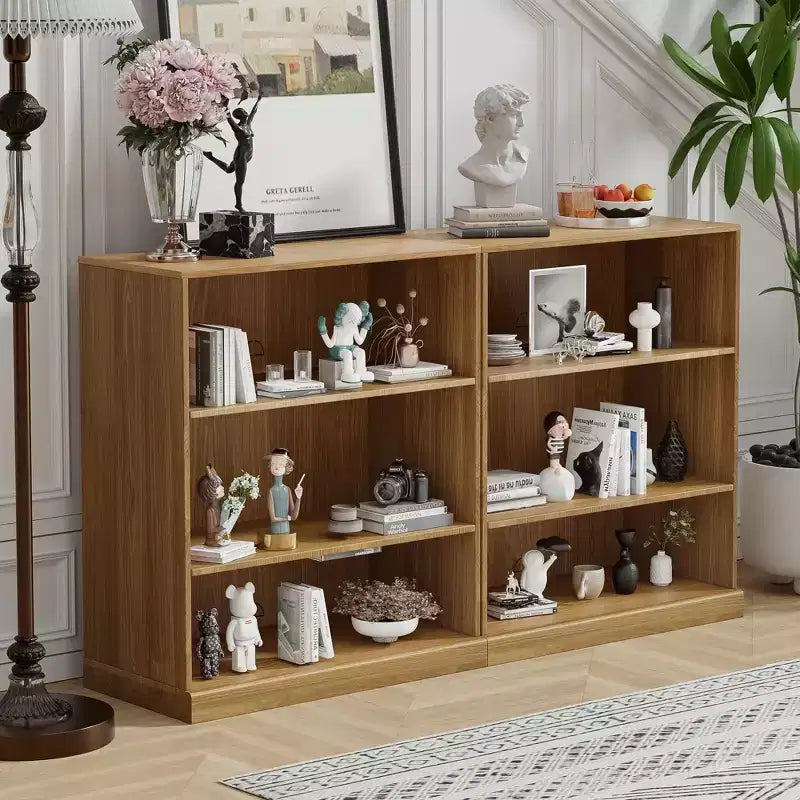 PexFix 36x31x16 Scaffale Senza Ante in Legno Mobile Contenitore Libreria e Mobile da Ufficio per Cucina Camera da Letto Ingresso Soggiorno Sala da Pranzo Naturale