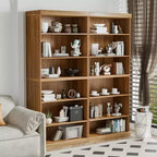 PexFix 36x31x16 Scaffale Senza Ante in Legno Mobile Contenitore Libreria e Mobile da Ufficio per Cucina Camera da Letto Ingresso Soggiorno Sala da Pranzo Naturale