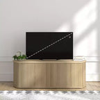 Mobile TV angolare Galano con ante a canne da 43,3 L 20,0 P 14,8 A