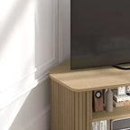 Mobile TV angolare Galano con ante a canne da 43,3 L 20,0 P 14,8 A