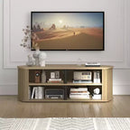 Mobile TV angolare Galano con ante a canne da 43,3 L 20,0 P 14,8 A