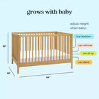 Culla convertibile 3-in-1 daVinci Birdie