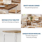 Set da pranzo per 4 persone, gambe del tavolo a spirale, sedute ergonomiche confortevoli, set da tavolo da bar, per piccoli spazi, cucina, appartamento