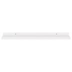 Set di 4 mensole a muro in MDF bianco, medie, da parete