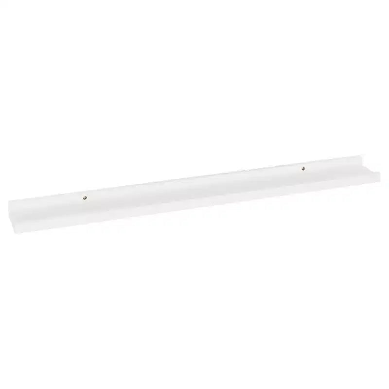 Set di 4 mensole a muro in MDF bianco, medie, da parete