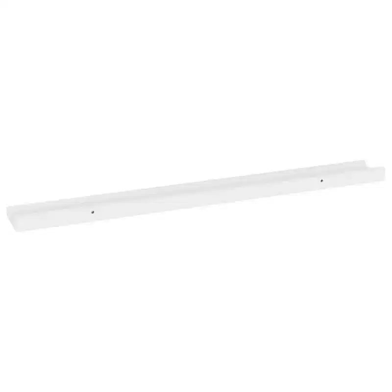 Set di 4 mensole a muro in MDF bianco, medie, da parete