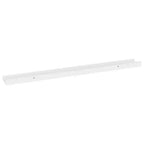Set di 4 mensole a muro in MDF bianco, medie, da parete