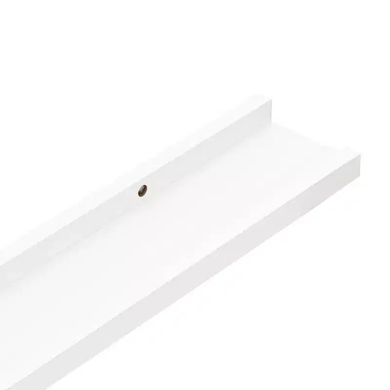 Set di 4 mensole a muro in MDF bianco, medie, da parete