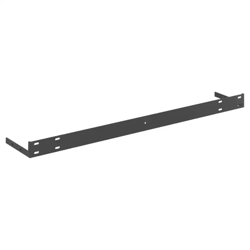 Mensola a muro in MDF grigio cemento a nido d'ape, metallo 31,5 x 9,3 x 1,5 pollici