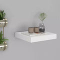 Wall Shelf White Honeycomb MDF, metal 9.1x9.3x1.5 in