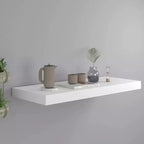 Wall Shelf White Honeycomb MDF, metal Medium Floating Wall Shelf