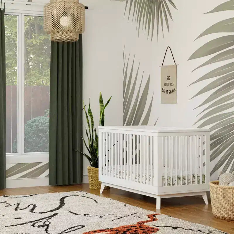 Culla convertibile 3-in-1 Babyletto Scoot con kit di conversione per lettino per bambini