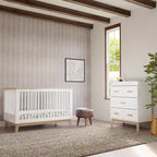 Culla convertibile 3-in-1 Babyletto Scoot con kit di conversione per lettino per bambini