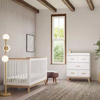 Culla convertibile 3-in-1 Babyletto Scoot con kit di conversione per lettino per bambini
