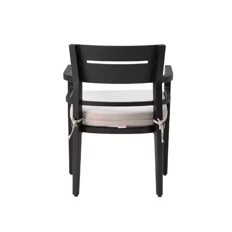 4-Piece Dining Chair Set, Outdoor Patio Dining Chairs, Ergonomic Backrest, Waterproof Cushions, Tapered Leg Design, Ideal for Gardens