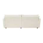 Whisen 102.3 Divano chaise longue doppio oversize e divano letto, Divano con seduta profonda