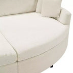 Whisen 102.3 Divano chaise longue doppio oversize e divano letto, Divano con seduta profonda