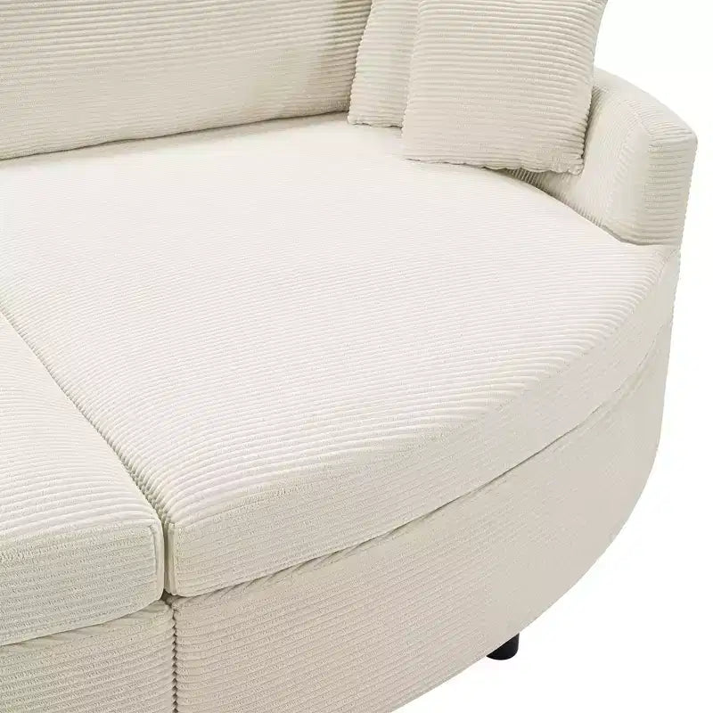 Whisen 102.3 Divano chaise longue doppio oversize e divano letto, Divano con seduta profonda