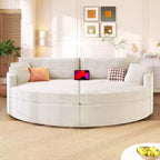 Whisen 102.3 Divano chaise longue doppio oversize e divano letto, Divano con seduta profonda