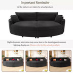Whisen 102.3 Divano chaise longue doppio oversize e divano letto, Divano con seduta profonda