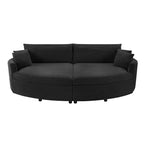 Whisen 102.3 Divano chaise longue doppio oversize e divano letto, Divano con seduta profonda