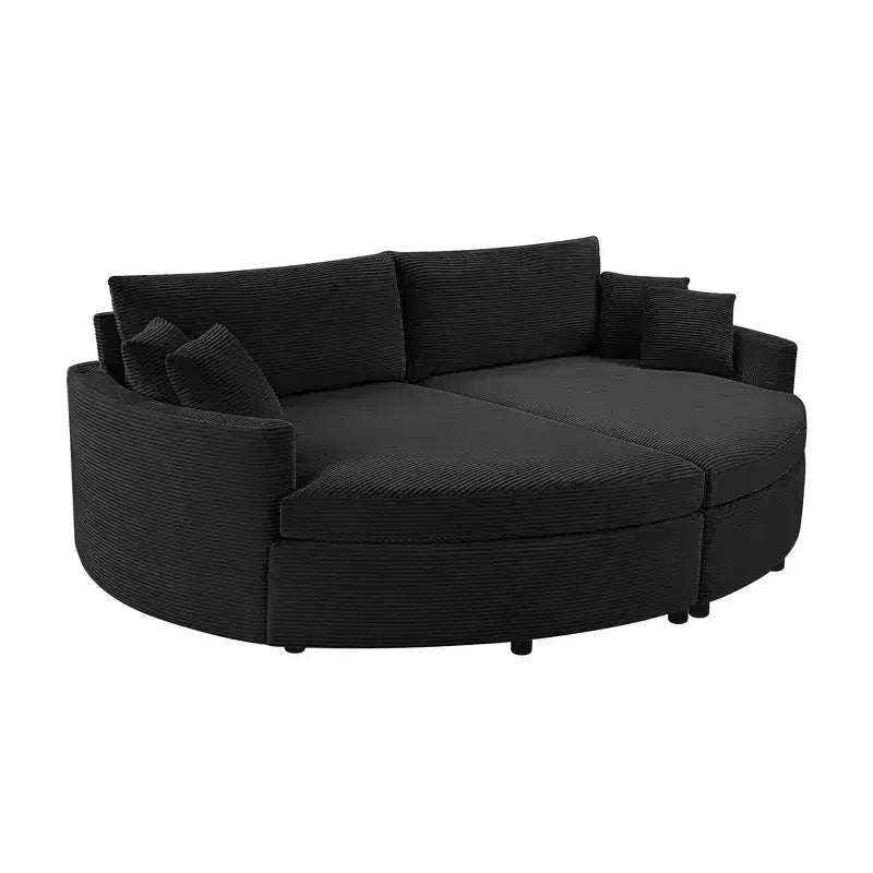 Whisen 102.3 Divano chaise longue doppio oversize e divano letto, Divano con seduta profonda