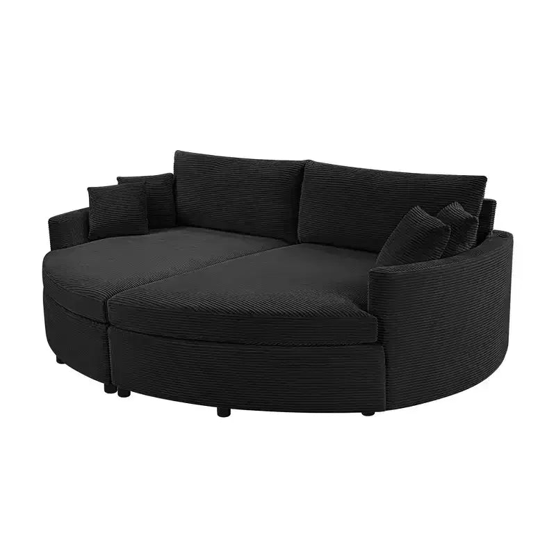 Whisen 102.3 Divano chaise longue doppio oversize e divano letto, Divano con seduta profonda