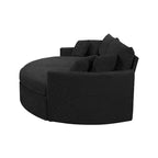 Whisen 102.3 Divano chaise longue doppio oversize e divano letto, Divano con seduta profonda