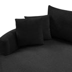 Whisen 102.3 Divano chaise longue doppio oversize e divano letto, Divano con seduta profonda