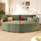 Whisen 102.3 Divano chaise longue doppio oversize e divano letto, Divano con seduta profonda