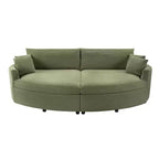 Whisen 102.3 Divano chaise longue doppio oversize e divano letto, Divano con seduta profonda