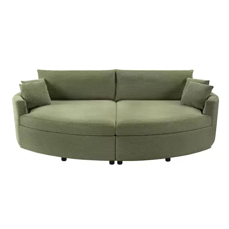 Whisen 102.3 Divano chaise longue doppio oversize e divano letto, Divano con seduta profonda