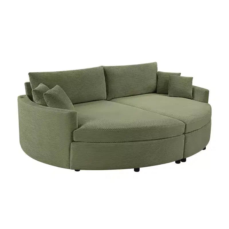 Whisen 102.3 Divano chaise longue doppio oversize e divano letto, Divano con seduta profonda