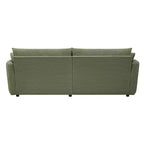 Whisen 102.3 Divano chaise longue doppio oversize e divano letto, Divano con seduta profonda