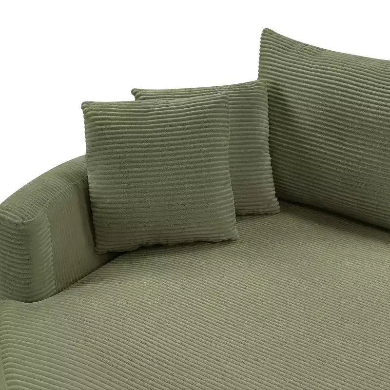 Whisen 102.3 Divano chaise longue doppio oversize e divano letto, Divano con seduta profonda