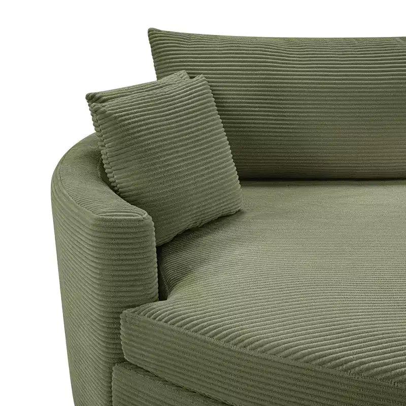 Whisen 102.3 Divano chaise longue doppio oversize e divano letto, Divano con seduta profonda